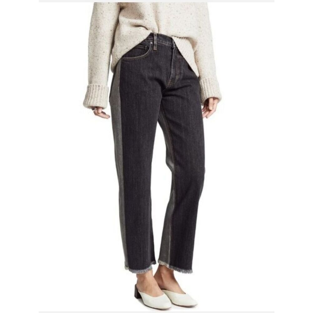 ​Elizabeth and James Holden Two Tone Fringe Ankle Jeans Size 29